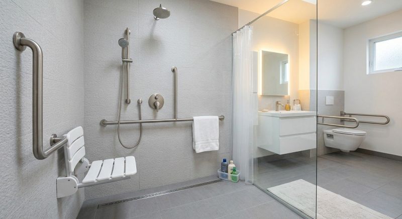Senior Shower Installation in Portland, ME